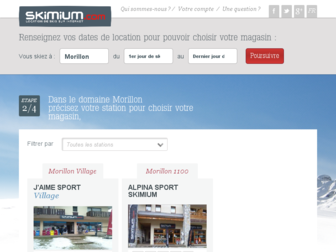 morillon.skimium.fr website preview