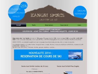 location-skis-saint-lary.com website preview