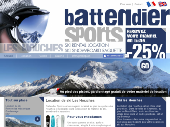 battendier-sports.com website preview