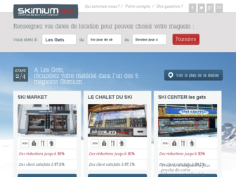 les-gets.skimium.fr website preview