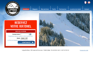 location-ski-chatel.com website preview
