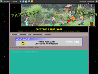 papotage-jardinage.forumactif.org website preview