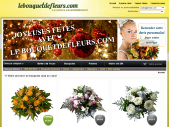 lebouquetdefleurs.com website preview