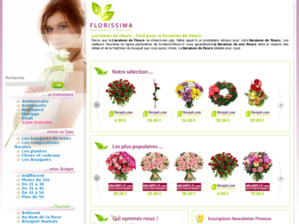 livraison2fleurs.fr website preview