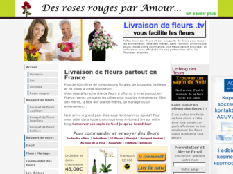 livraisondefleurs.tv website preview