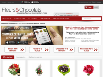 fleursetchocolats.com website preview