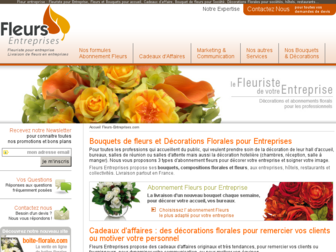 fleurs-entreprises.com website preview