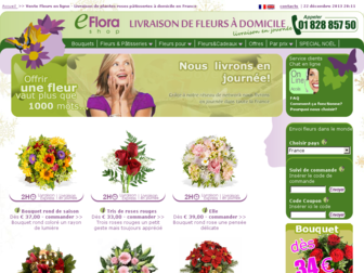 eflorashop.fr website preview