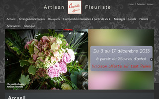 chrystelleguerinfleuriste.fr website preview