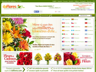 fleurs.daflores.com website preview