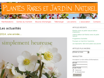 plantes-rares.com website preview