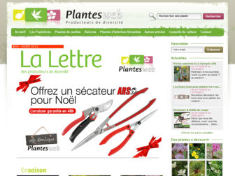 plantes-web.fr website preview