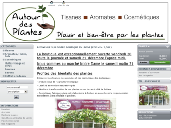 autourdesplantes.fr website preview
