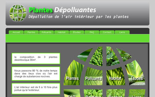 plantes-depolluantes.com website preview