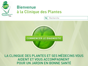 cliniquedesplantes.fr website preview