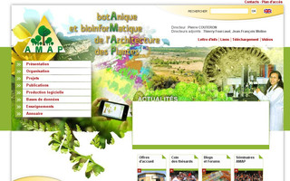 amap.cirad.fr website preview