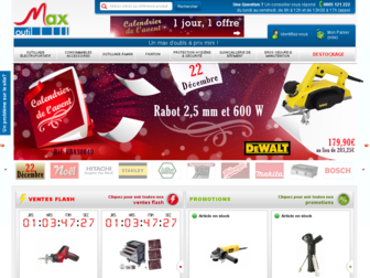 maxoutil.com website preview