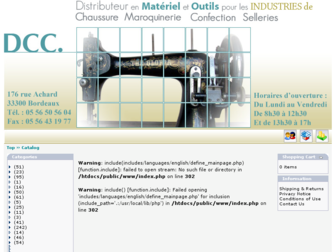 dcc-outillage.com website preview