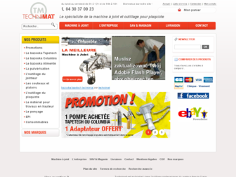 technimat-outillage.fr website preview