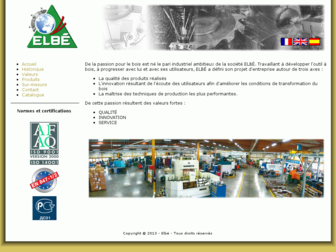 elbe.fr website preview