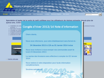 cos-outillages.fr website preview