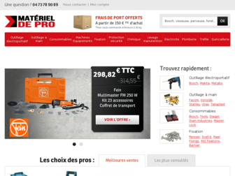 materiel-de-pro.com website preview