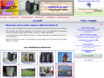 bleuet.fr website preview