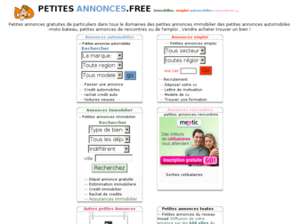 ptannonce.free.fr website preview
