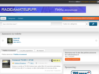 annonces-radioamateur.fr website preview