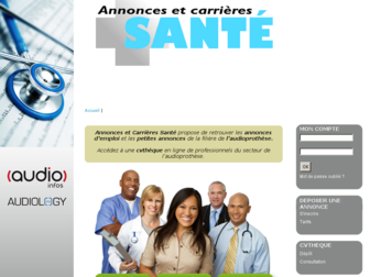 annonces-carrieres-sante.com website preview