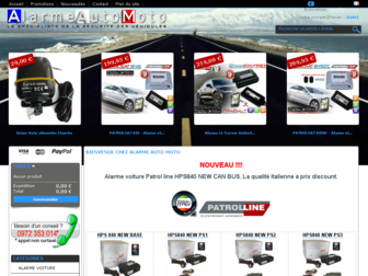 alarmeautomoto.com website preview