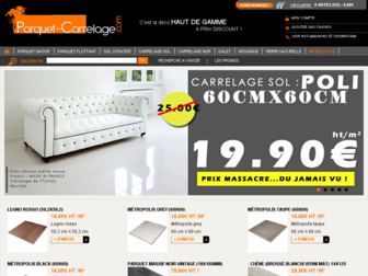 parquet-carrelage.com website preview