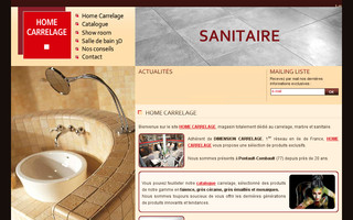 homecarrelage.fr website preview