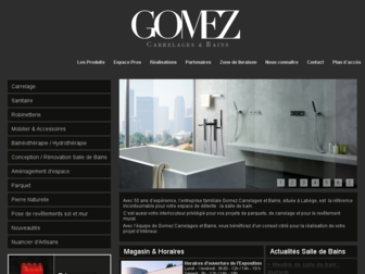gomez-carrelages.fr website preview