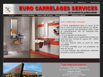 eurocarrelages.fr website preview