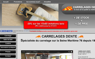 carrelages-dente.com website preview
