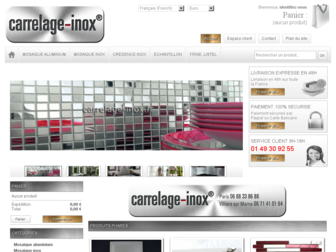 carrelage-inox.fr website preview
