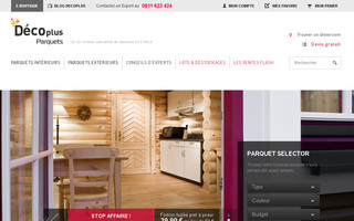decoplus-parquet.com website preview