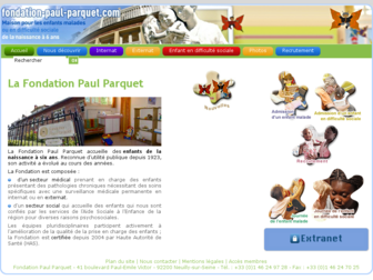 fondation-paul-parquet.com website preview