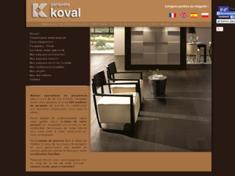 parquets-koval.com website preview