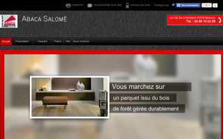 abaca-parquet-melesse.fr website preview