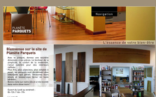 planeteparquets.fr website preview
