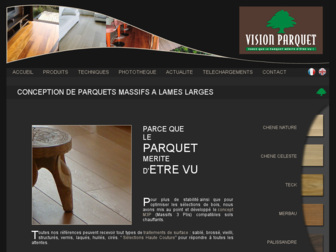 visionparquet.com website preview