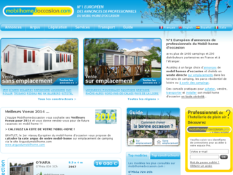 mobilhomedoccasion.com website preview