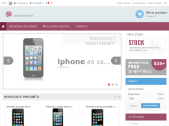 phone2markt.com website preview