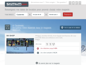 cauterets.skimium.fr website preview
