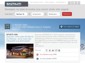 meribel-1600.skimium.fr website preview