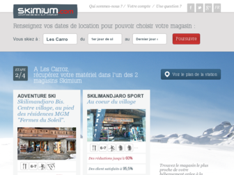 les-carroz.skimium.fr website preview