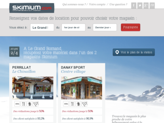 le-grand-bornand.skimium.fr website preview
