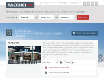 praz-de-lys.skimium.fr website preview